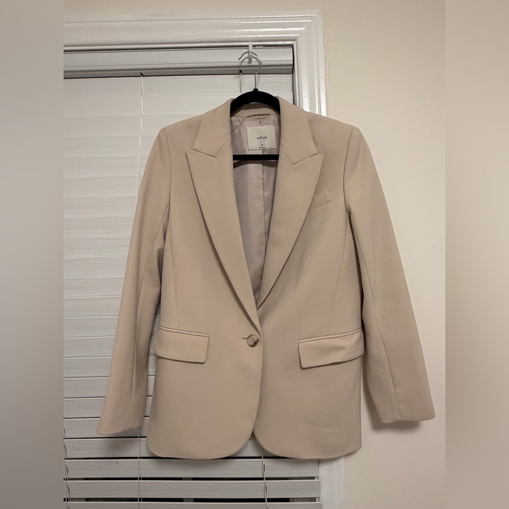 Aritzia Wilfred Flores blazer in oakwood